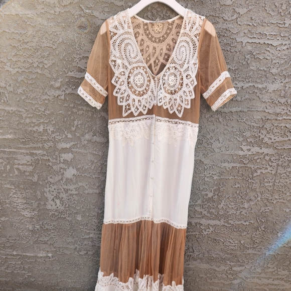 For Love And Lemons White Carmine Maxi Dress - Picture 4 of 10